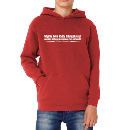Out Of My Sight! Thou Dost Infect My Eyes Kids Hoodie