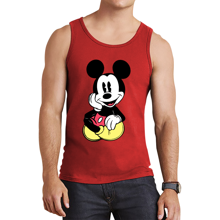 Disney Mickey Mouse Cute And Happy Cartoon Character Disney World Walt Disney Tank Top