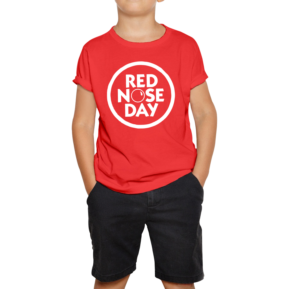 Comic Relief Red Nose Day Kids T Shirt. 50% Goes To Charity
