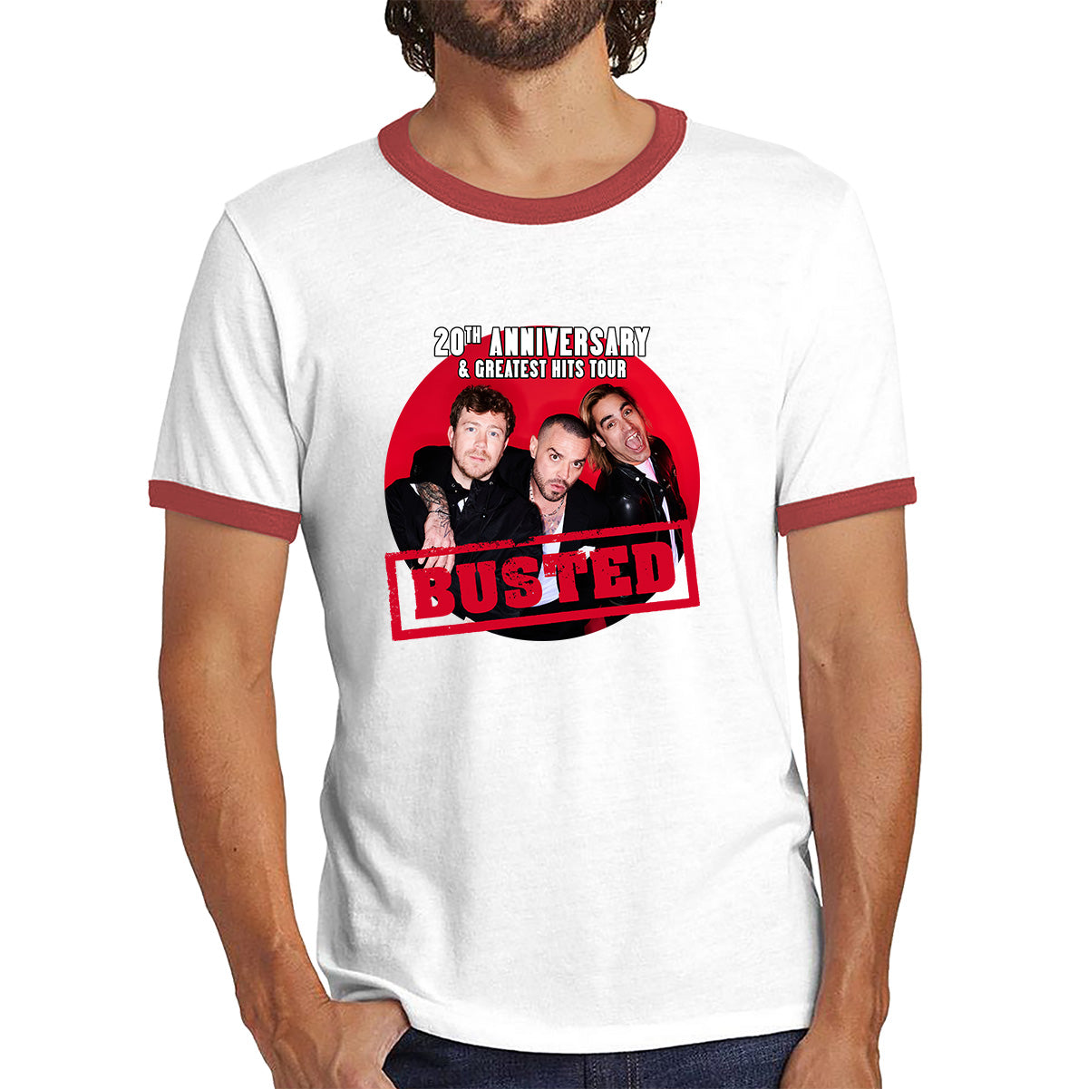 Busted Are Back To Celebrate Their 20th Anniversary Musician Band Busted Singers Ringer T Shirt