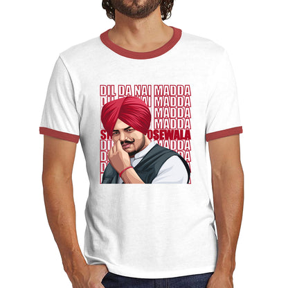 Dil Da Nai Madda Sidhu Moose Wala Legend Punjabi Indian Singer Tribute To Legend Ringer T Shirt