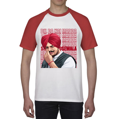 Dil Da Nai Madda Sidhu Moose Wala Legend Punjabi Indian Singer Tribute To Legend Baseball T Shirt