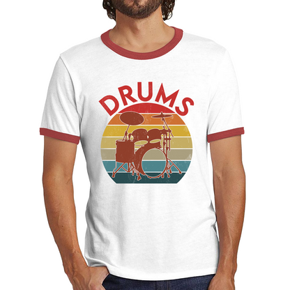 Adults Drum Equipment Ringer Shirt