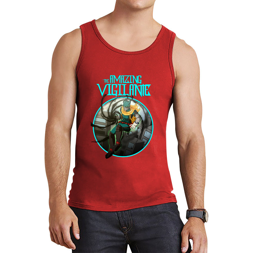 The Amazing Vigilant out of the Dark hole Vintage Graphic Cartoon Series Tank Top