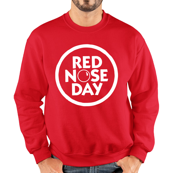 Comic Relief Red Nose Day Sweatshirt. 50% Goes To Charity