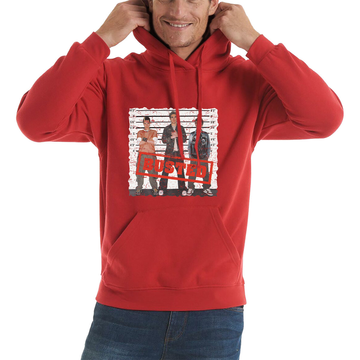 Busted Debut Studio Album By Busted Busted English Pop Punk Band Busted 20th Anniversary Unisex Hoodie