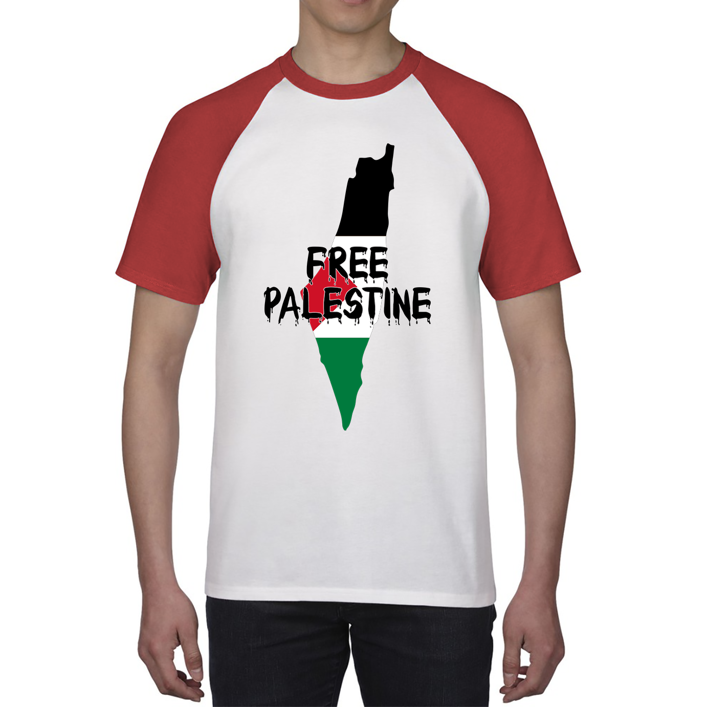 Free Palestine Stand With Palestine Muslim Lives Matter End Israeli Occupation Freedom Baseball T Shirt