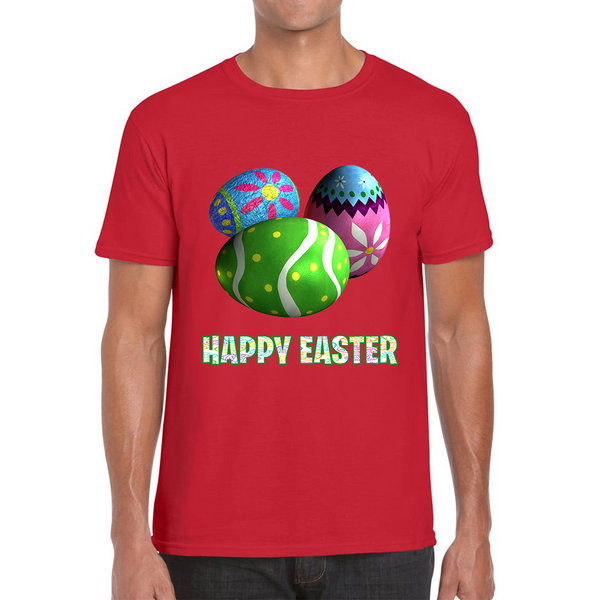 Happy Easter Bunny Colorful Egg Easter Bunny Egg Happy Easter Day Mens Tee Top