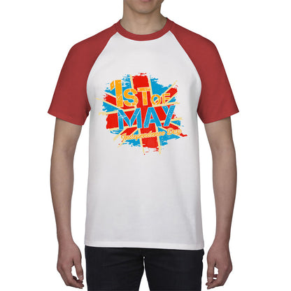 1st Of May Independence Day British Flag UK Independence Day Country Love Patriotism Great Britain Union Jack Baseball T Shirt
