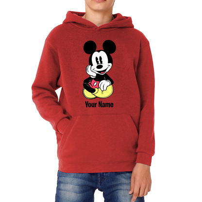 Personalised Disney Mickey Mouse Your Name Cartoon Character Disney World Walt Disney Kids Hoodie