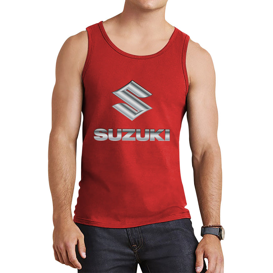 Suzuki Motorcycle Logo Dynamic Riding Suzuki Motorsports Suzuki Motorcycle Motocross Bike Racing Tank Top