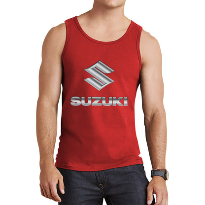 Suzuki Motorcycle Logo Dynamic Riding Suzuki Motorsports Suzuki Motorcycle Motocross Bike Racing Tank Top