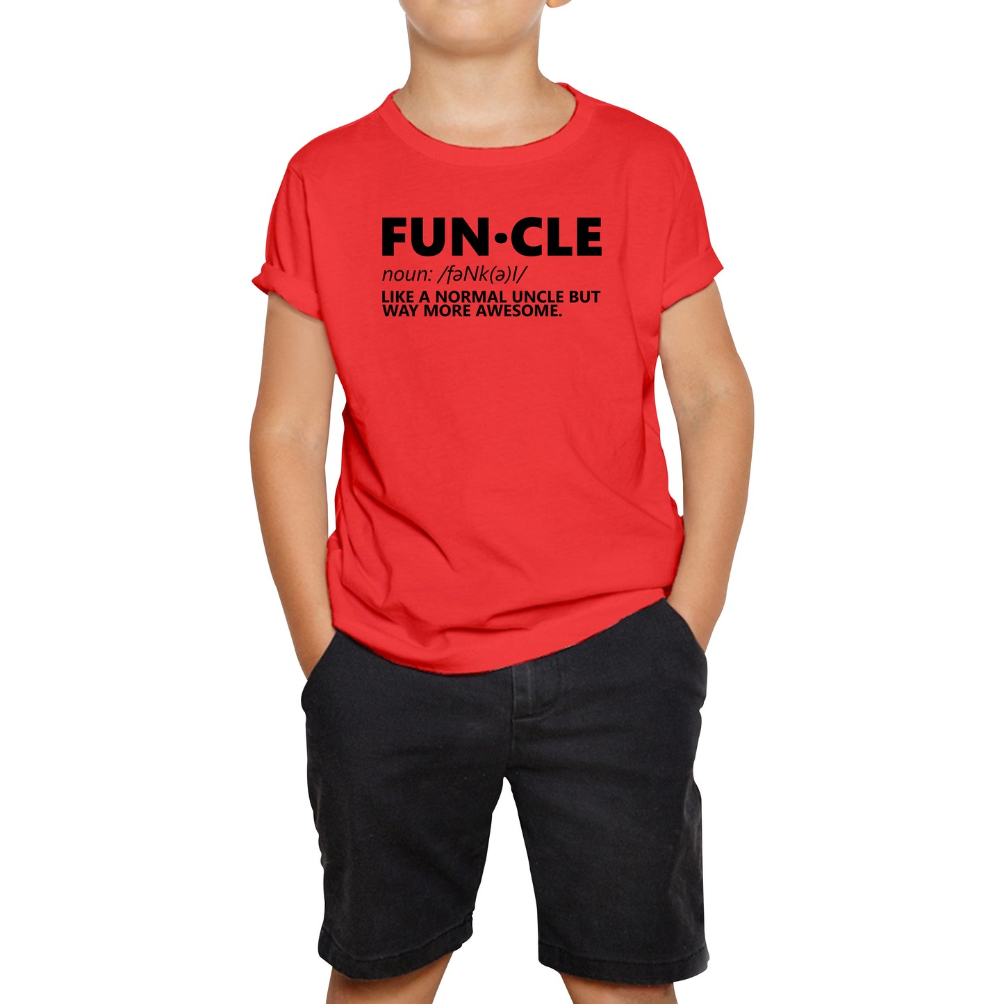 FUNCLE Definition Like A Normal Uncle But Way More Awesome Funny Kids Tee