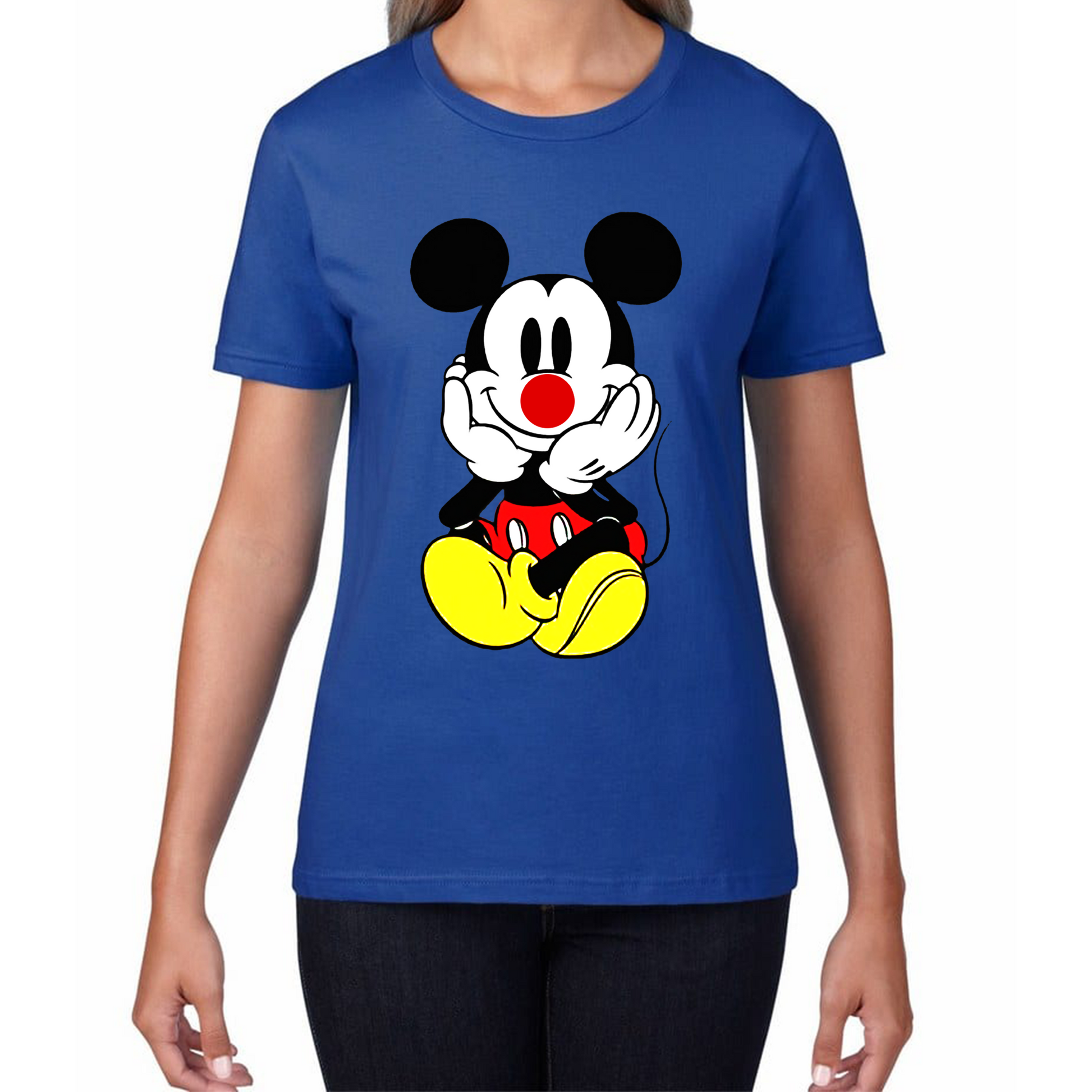 Mickey Mouse Red Nose Day T Shirt