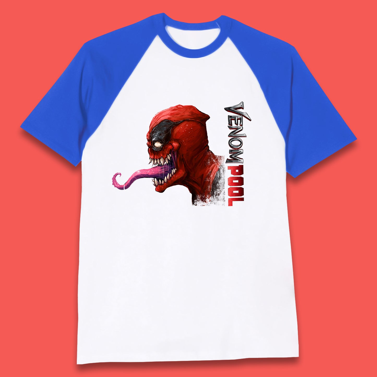 Venompool Marvel Contest Of Champion Venom-Pool Marvel Comics Superhero Deadpool Marvel Universe Character Baseball T Shirt