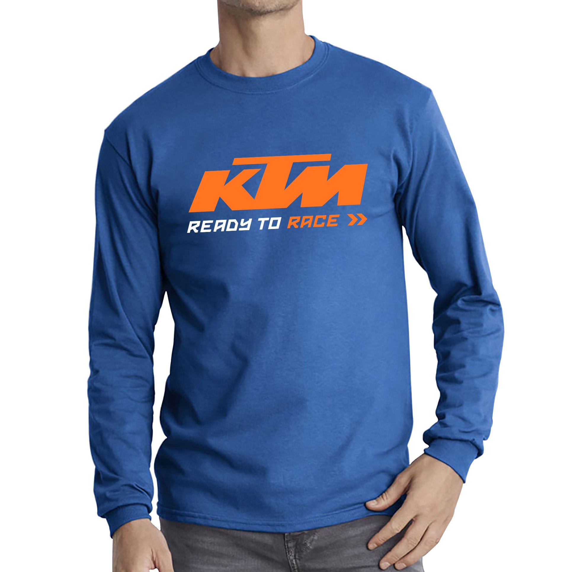 KTM Ready To Race KTM Racing Logo Motorcycle KTM Motorcycle Dirt Bike Quad Ready Race KTM Lovers Long Sleeve T Shirt