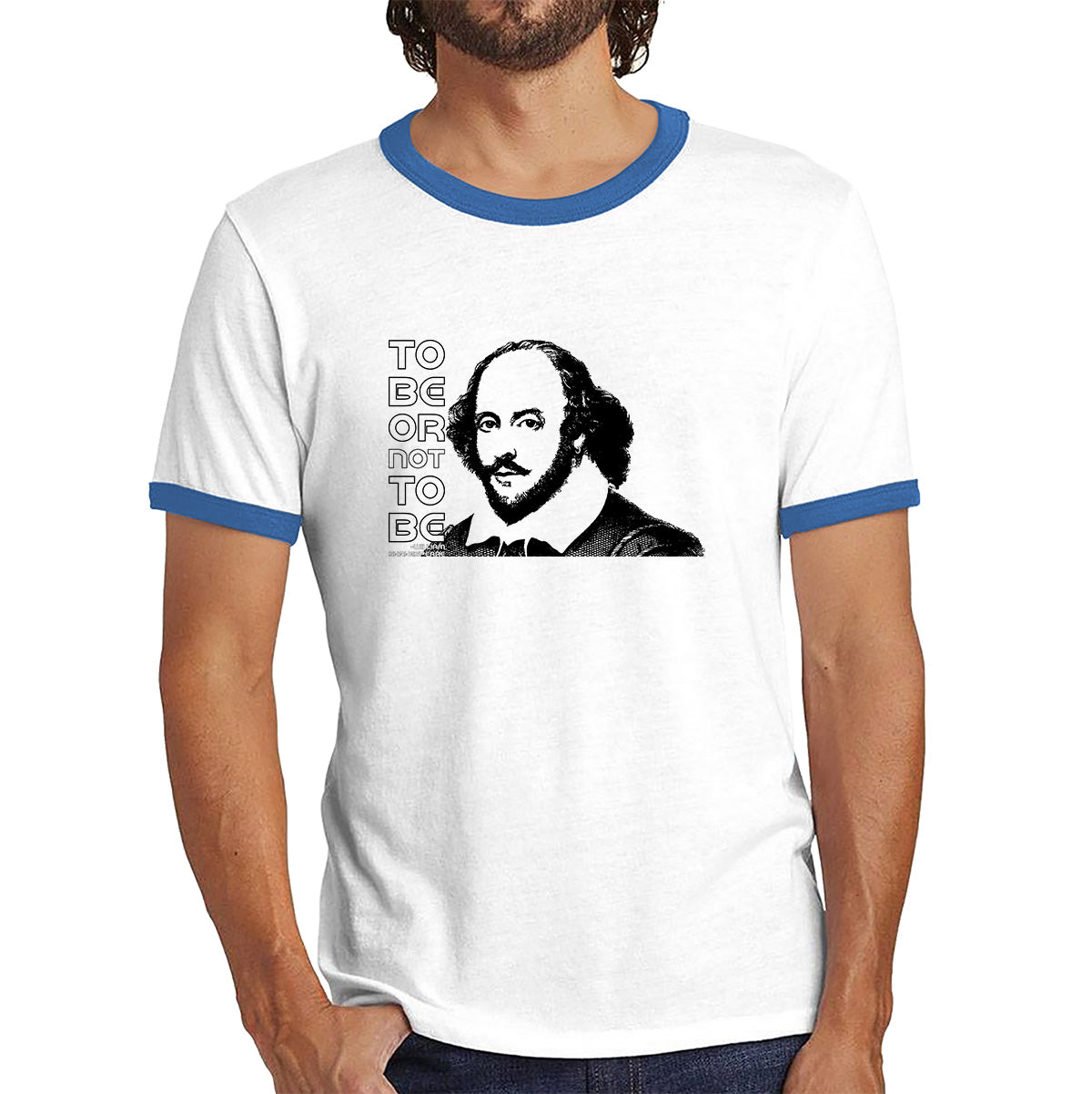 To Be Or Not To Be Book By William Shakespeare Quote National Shakespeare Day Ringer T Shirt