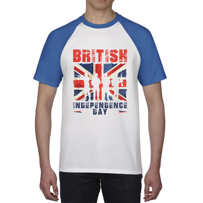 British Independence Day UK Flag 1st Of May Independence Day British Country Love Patriotism Great Britain Baseball T Shirt