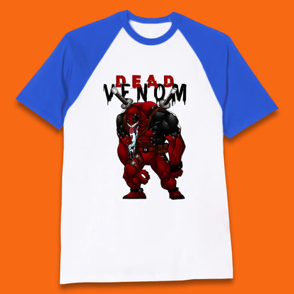 Marvel Contest Of Champions Venompool Marvel Comics Superhero Deadpool Marvel Universe Character Dead Venom Baseball T Shirt