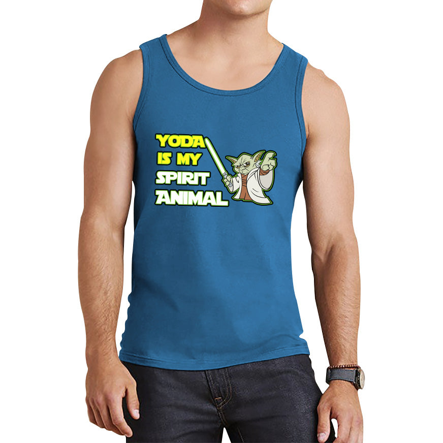 Yoda Is My Spirit Animal Yoda Legendary Jedi Master Disney Star Wars Day 46th Anniversary Tank Top