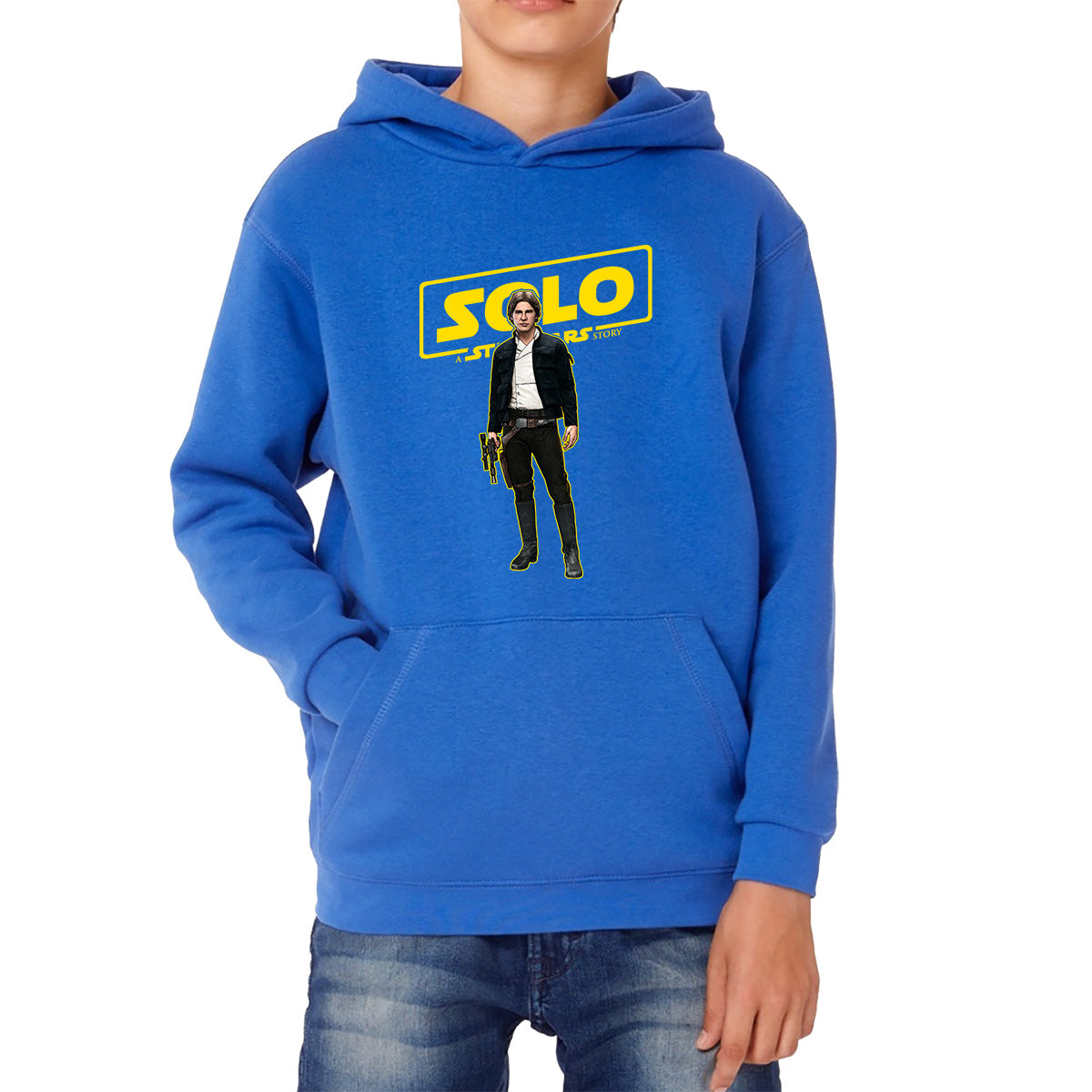 Han Solo Star Wars Fictional Character Solo A Star Wars Story Sci-fi Action Adventure Movie Disney Star Wars Day 46th Anniversary Kids Hoodie