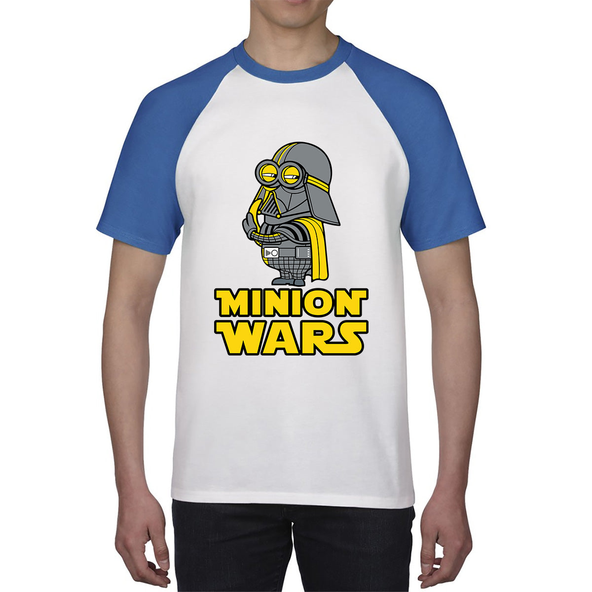 Minion Wars Trooper Cosplay Star Wars Minion Parody The Minions Become Superheroes Disney Star Wars 46th Anniversary Baseball T Shirt