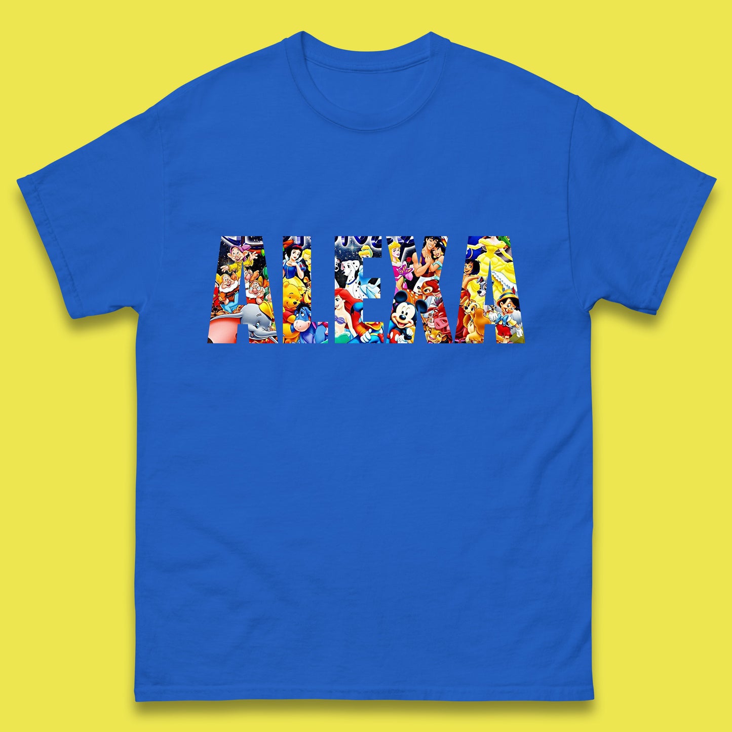 Personalised All Disney Fictional Characters Disney Family Animated Cartoons Movies Characters Disney World Mens Tee Top