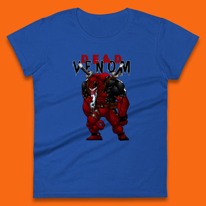 Marvel Contest Of Champions Venompool Marvel Comics Superhero Deadpool Marvel Universe Character Dead Venom Womens Tee Top