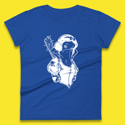 Not So Snow White Twisted Rock Parody Disney Princess Gangster Skull Tattoo Punk Princess Tattooed Emo Alice In A Jack Womens Tee Top