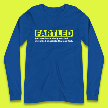 Fartled Definition Funny Sarcastic Dictionary Fart Humor Rude Offensive Joke Tank Top