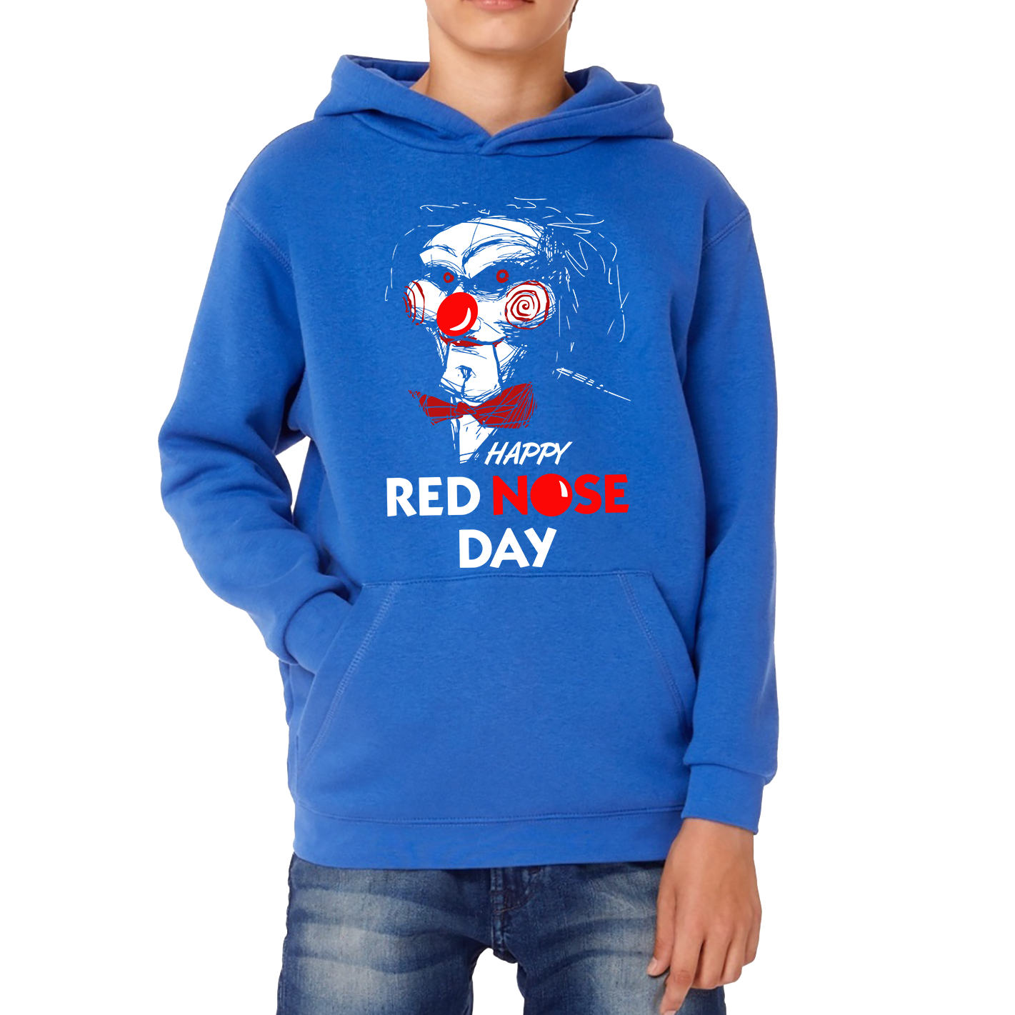 Jigsaw Red Nose Day Kids Hoodie
