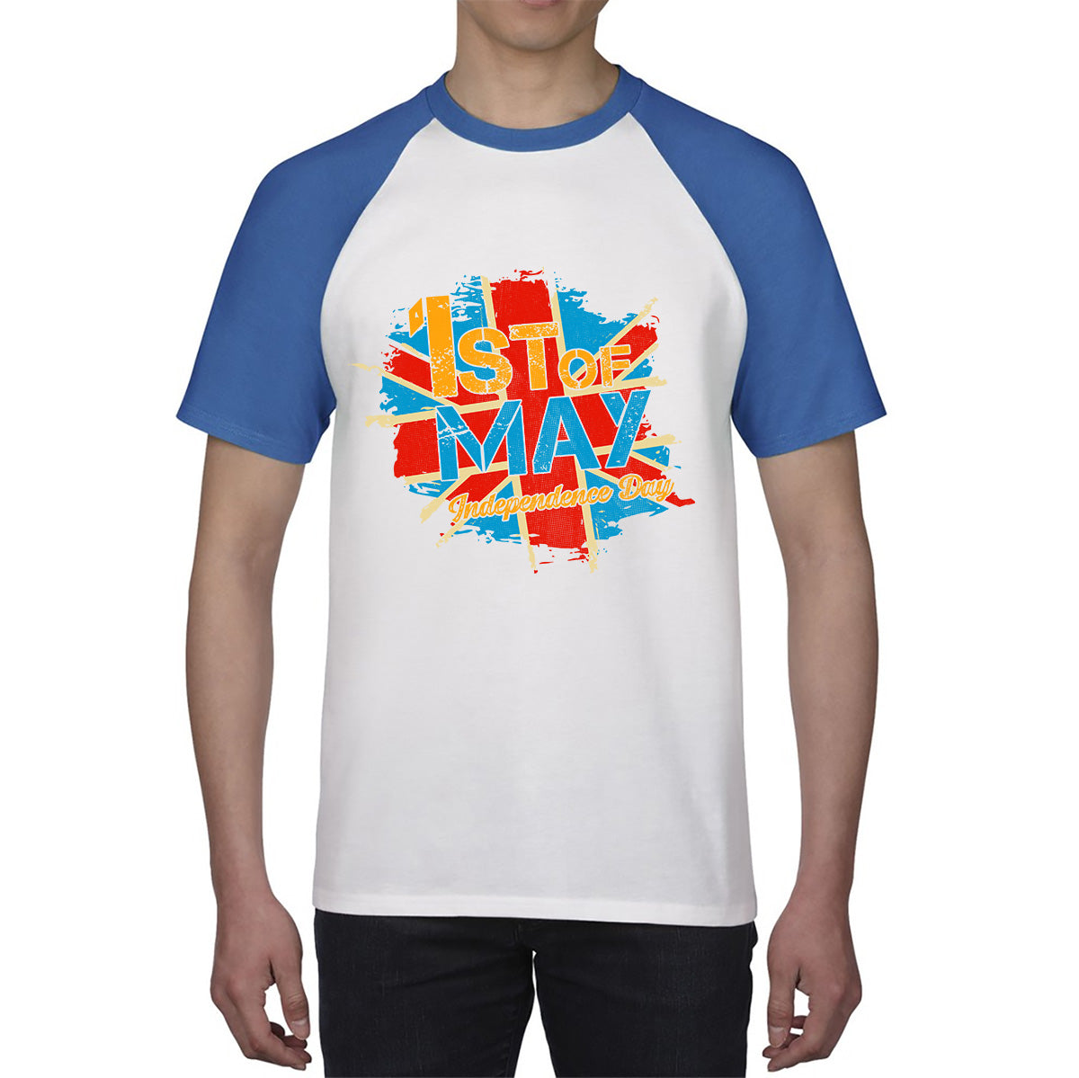 1st Of May Independence Day British Flag UK Independence Day Country Love Patriotism Great Britain Union Jack Baseball T Shirt