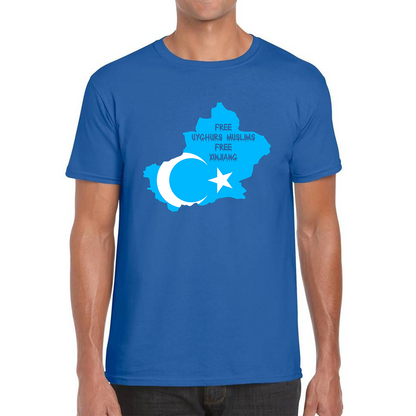 Free Uyghurs Muslims Free Xinjiang Freedom For Uyghurs Turkestan T Shirt