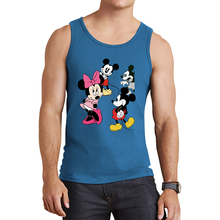 Disney Mickey & Minnie Mouse Disneyland Cartoon Characters Disney World Walt Disney Tank Top