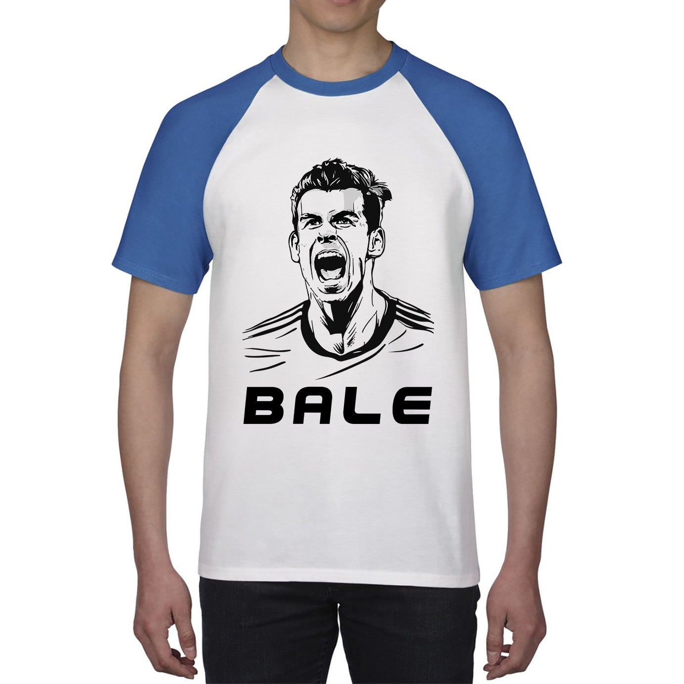 Football Player Retro Style Portrait Soccer Player Welsh Former Professional Footballer Sports Champion Baseball T Shirt