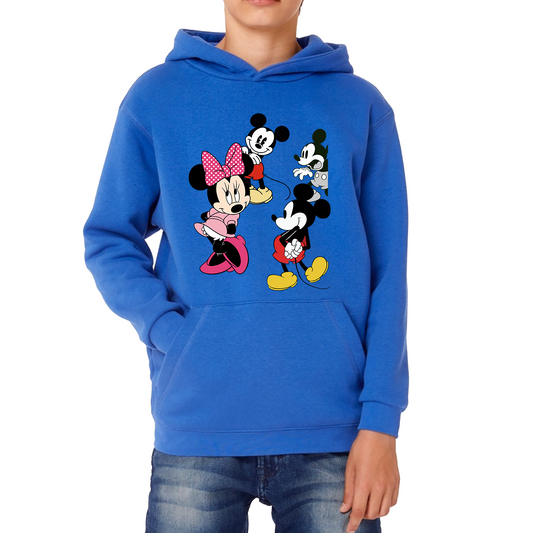 Disney Mickey & Minnie Mouse Disneyland Cartoon Characters Disney World Walt Disney Kids Hoodie