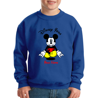 Personalised Disney Mickey Mouse Yoga Jumper