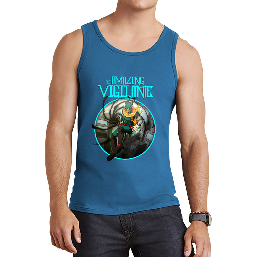 The Amazing Vigilant out of the Dark hole Vintage Graphic Cartoon Series Tank Top