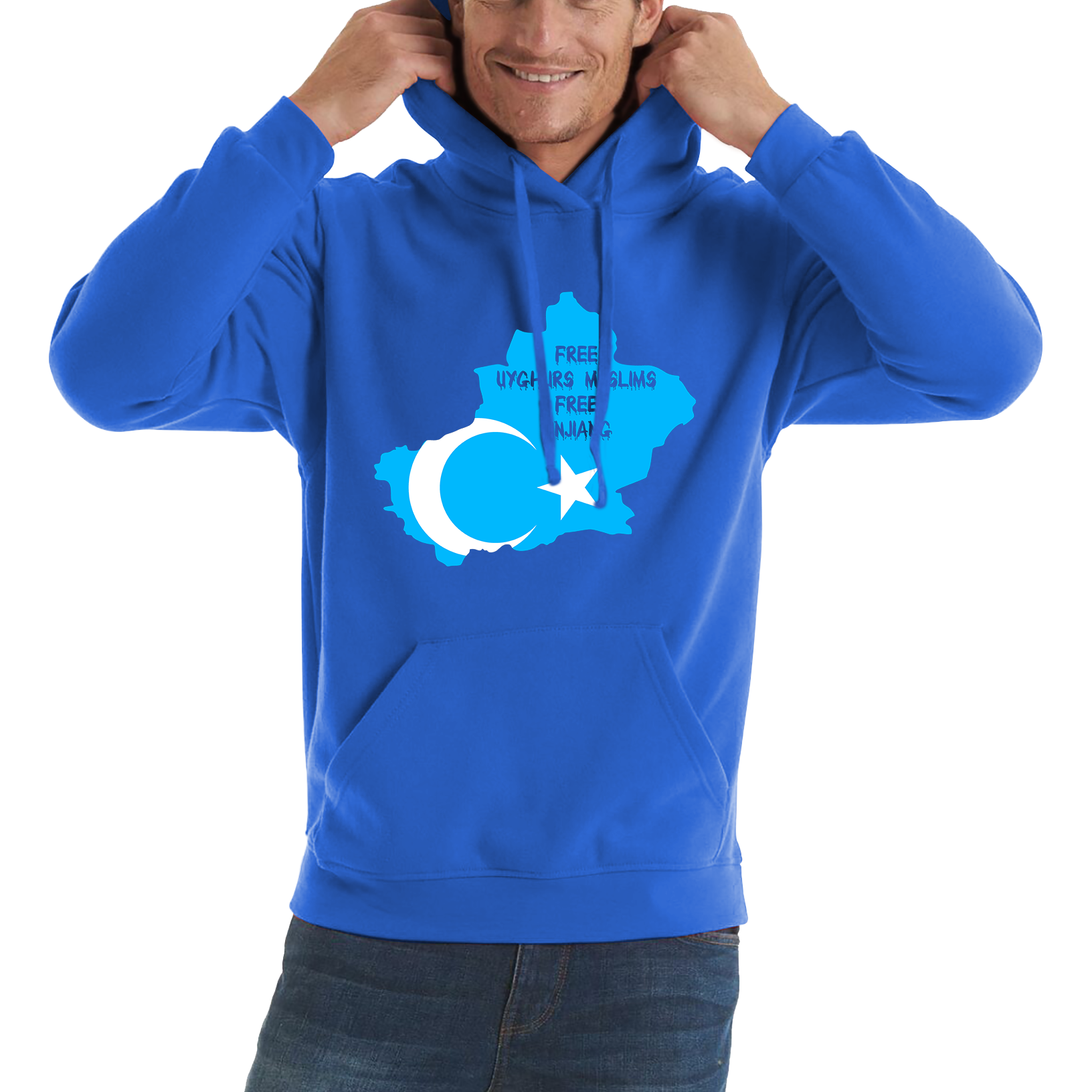 Free Uyghurs Muslims Free Xinjiang Freedom For Uyghurs Turkestan Hoodie