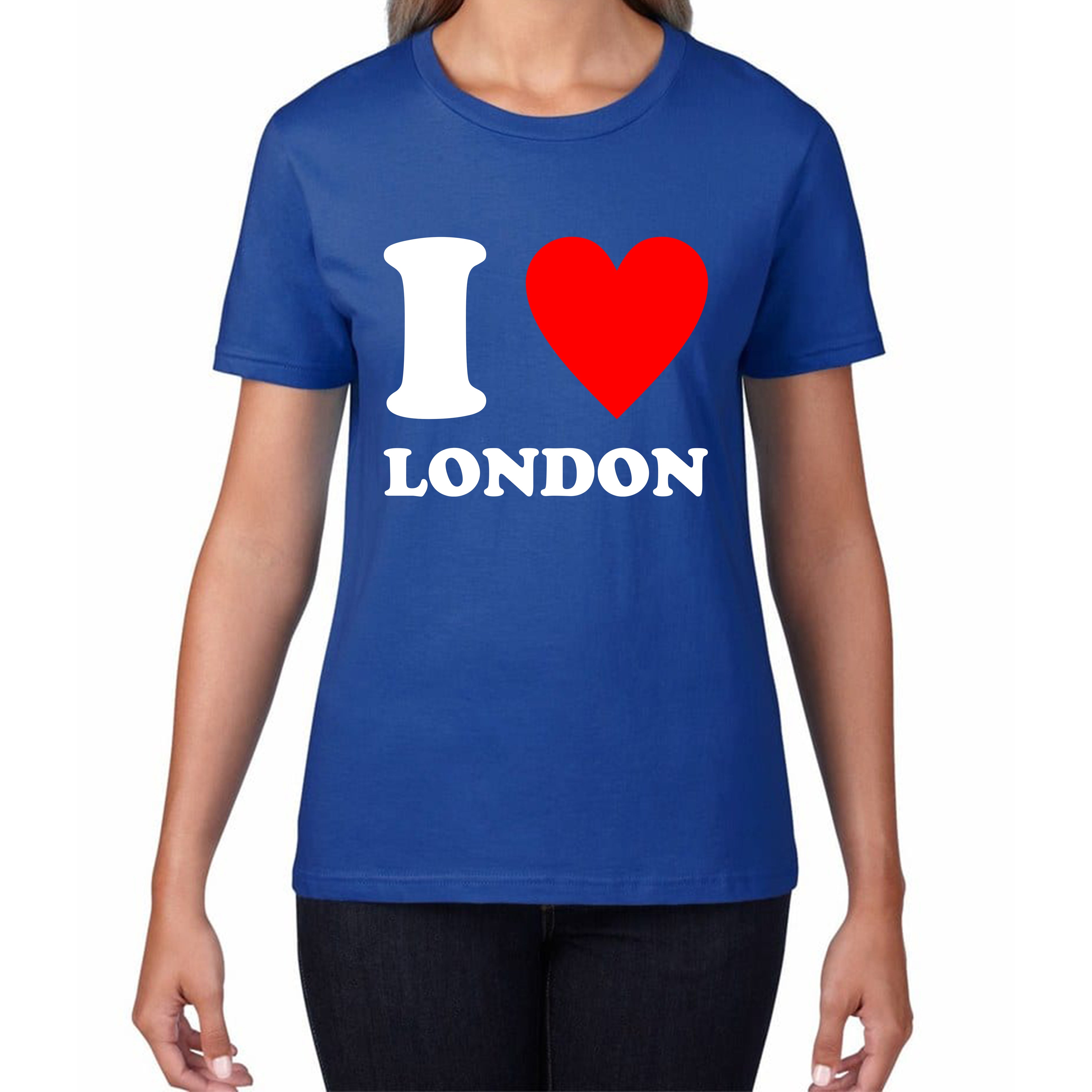I Love London Capital of England Country Love Souvenir Great Britain Womens Tee Top