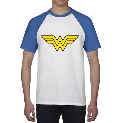 Wonder Woman Logo Superhero Wonder Girl Super Woman Comic Book Character Baseball T Shirt