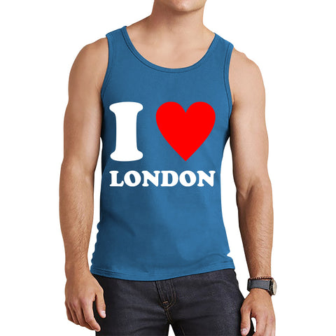 I Love London Capital of England Country Love Souvenir Great Britain Tank Top