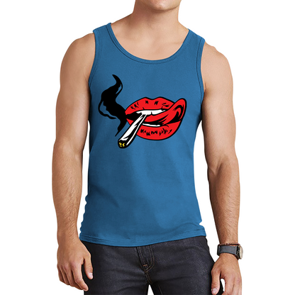 Sexy Lips Smoking Tank Top
