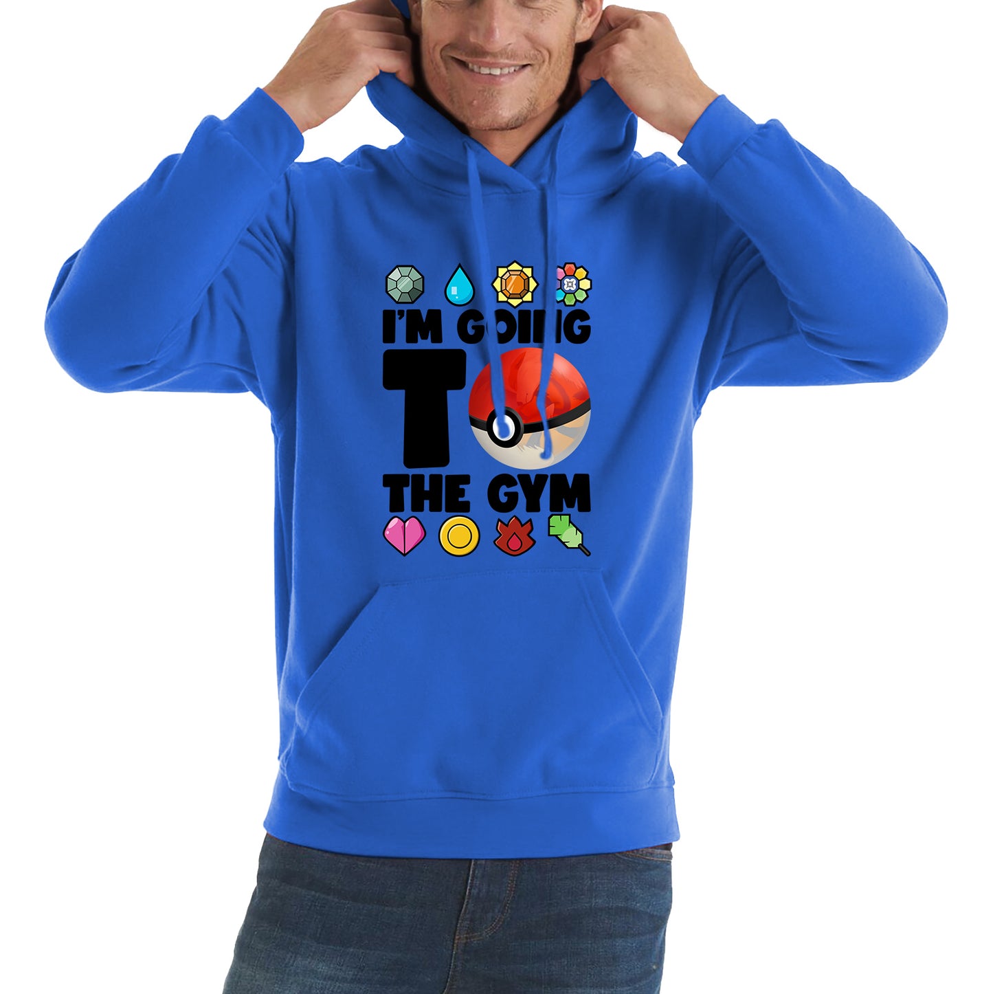 I'm Going To The Gym Pokémon Go Funny Pokémon Gym Trainer Gamer Nerd Parody Unisex Hoodie