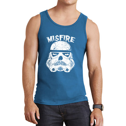 Misfire The Dark Side Made Me Do It Spoof Trooper Armor Helmet Movie Series Tank Top