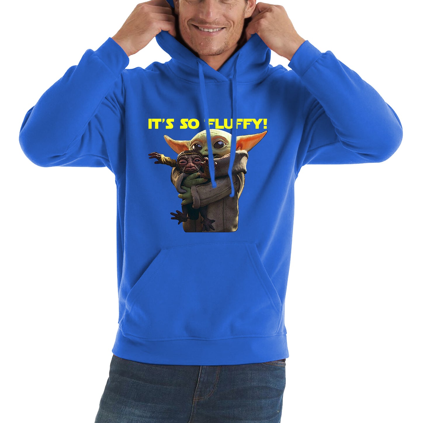 It's So Fluffy Feed Me I'm Pretty Stop Wars Dandalorian Movie Series Unisex Hoodie