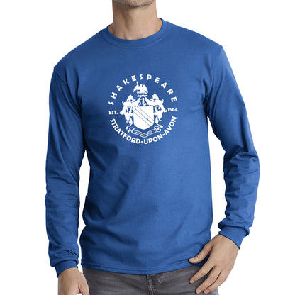 William Shakespeare's Birthplace, Stratford-Upon-Avon, Warwickshire, England, UK National Shakespeare Day Long Sleeve T Shirt