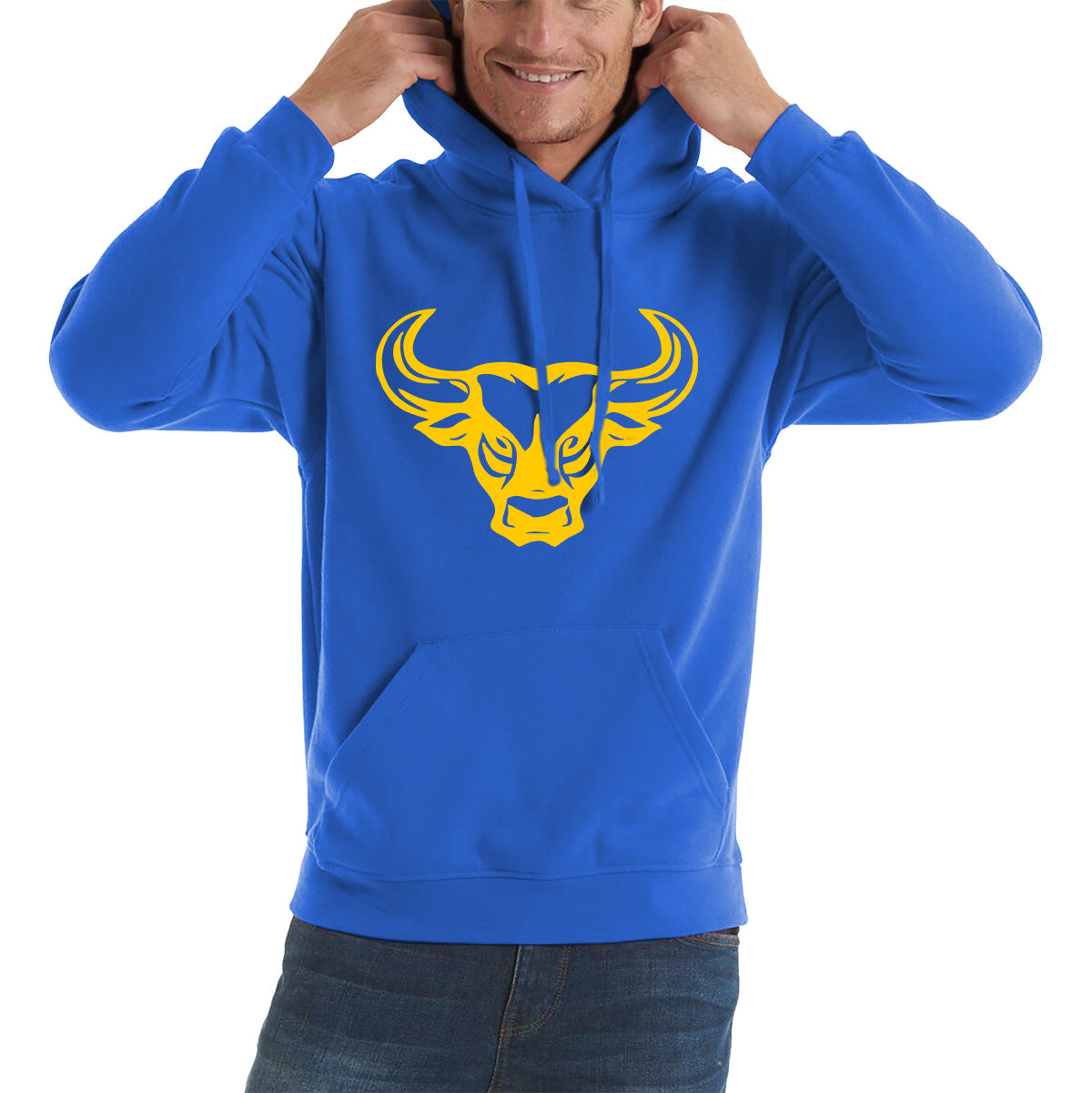 Angry Bull Gym Clothing Bodybuilding Training Workout Exercise Boxing Unisex Hoodie