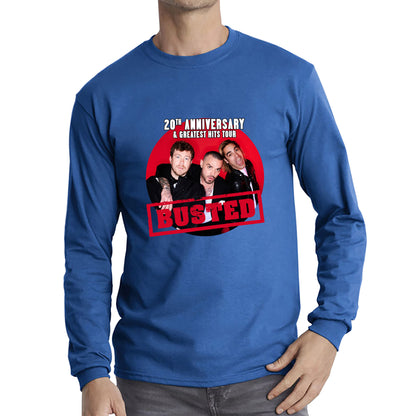 Busted Are Back To Celebrate Their 20th Anniversary Musician Band Busted Singers Long Sleeve T Shirt