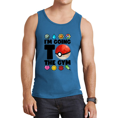 I'm Going To The Gym Pokémon Go Funny Pokémon Gym Trainer Gamer Nerd Parody Tank Top